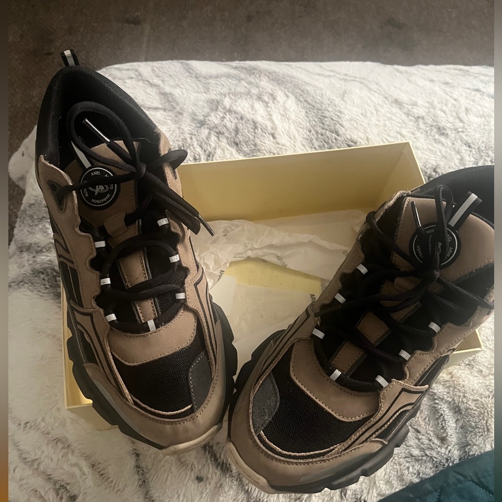 Axel Arigato Black and Tan Men's Shoes